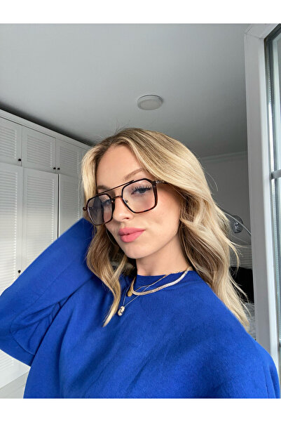 Angel Eyes Blue Light Protective Geometric Leopard Frame Unisex Glasses