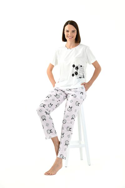 Yeni İnci PANDA PRINTED PAJAMAS SET