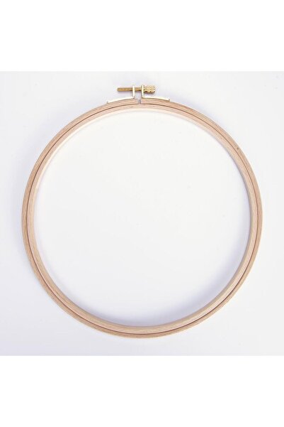 MavişTuhafiye Maviş Tuhafiye Vidalı Ahşap Kasnağı 28 cm No: 7 (Nakış Kasnağı)