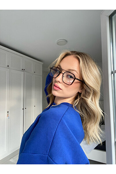 Angel Eyes Blue Light Protective Geometric Leopard Frame Unisex Glasses