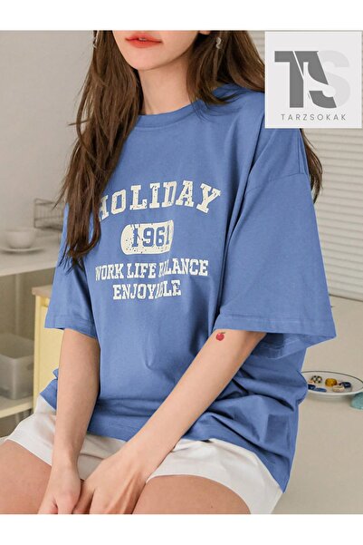 Tarzsokak Tricou cu umăr fără umăr cu litere