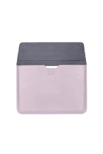 TEKNETSTORE MacBook Air 13.6 M2 M3 M4 Chip 2022 2024 2025 A2681 A3113 A3240 Compatible Bag Pu Leather Stand Design