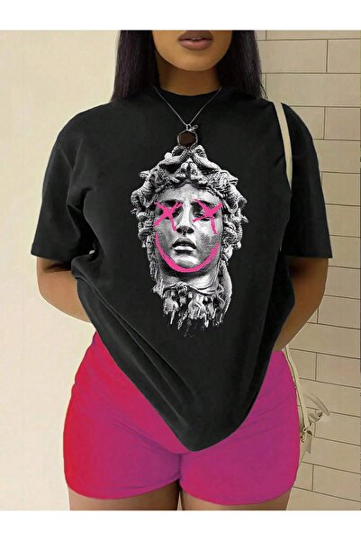 Tarzsokak Tricou supradimensionat TOM & JERRY X cu slogan și grafică de desen...