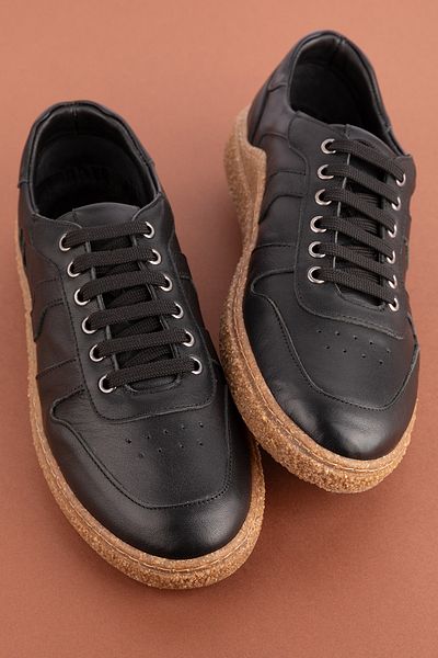 Gondol Pantofi de zi cu zi din piele naturală în interior și în exterior gnd.20570 - Negru - 41