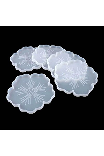 Genel Markalar Epoksi Reçine İçin Silikon Kalıp Çiçek Kalıbı 12 CM