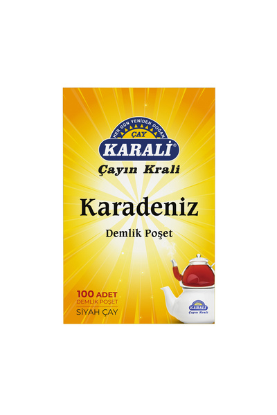 Karali Çay Karali Black Sea Teapot Bag Black Tea 100's