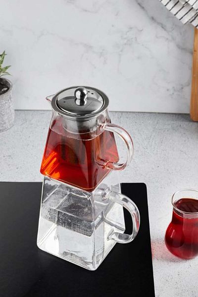 SepetçiBaba Paul Mezzo Borosilicate Glass Teapot