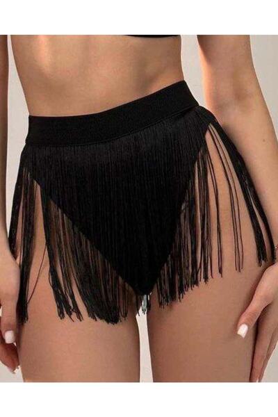 nuriçgiyim Fustă de top pentru bikini cu ciucuri Camilla Design