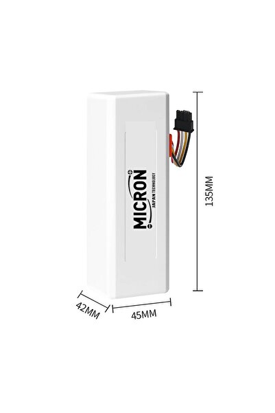 Micron Xiaomi Mi Vacuum Mop 1c 2in1 Xiaomi 1C STYTJ01ZHM Akıllı Robot Süpürge Bataryası 14.4v 2600mah Pil