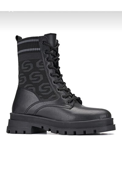 Carrano Garantili Kadın Kışlık Bot Fermuarlı Bağcılıklı