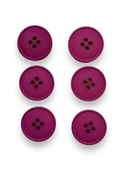 Turuncu Tuhafiye 6'lı Düğme Seti 2.25 cm