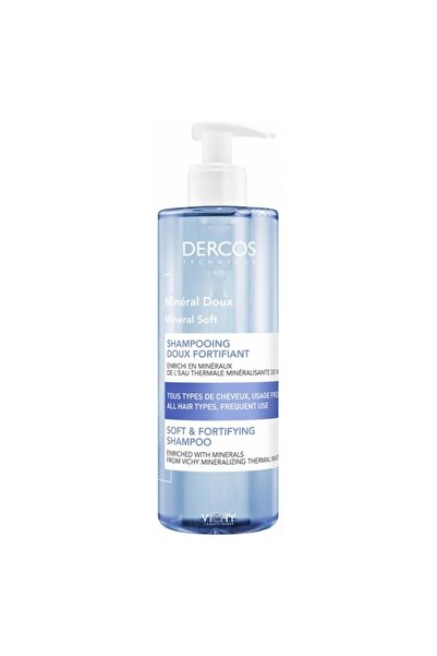 Vichy Strengthening Dercos Mineral Soft Shampoo Suitable for All Hair Types 4...