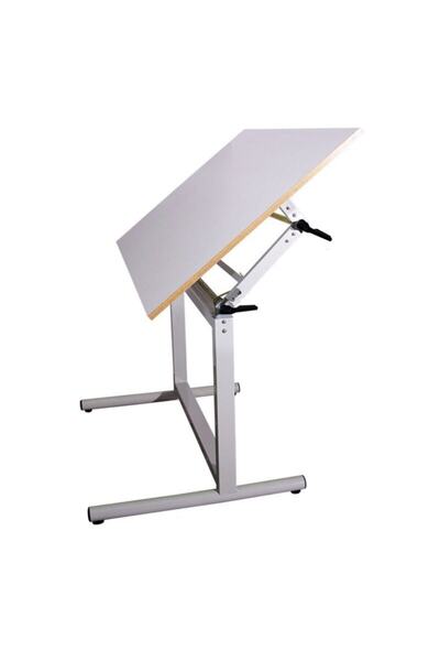 AKYAZI Ahşap Tablalı Profesyonel Çizim Masası 80x120