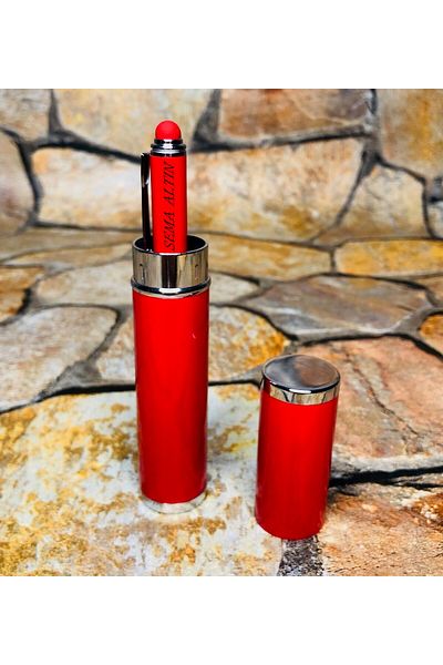 CEZVELİAĞA KURUKAHVECİSİ SPECIAL CYLINDER RED PEN IN BOX