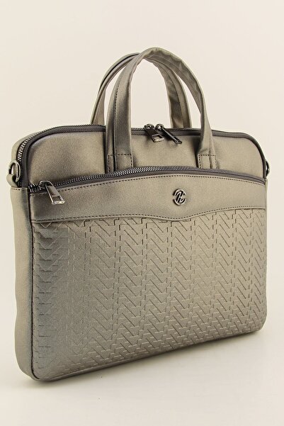 HNB Unisex Platin Macbook Air Pro Uyumlu 13 & 13.3 Inç Evrak Laptop Çantası