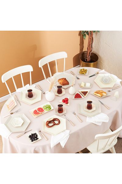 Karaca 32 Pieces 6 Person Porcelain Breakfast Serving Set
