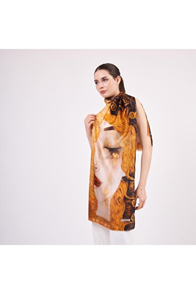 Nomads Felt Voile Silk Scarf| 55x180 cm| Freya's Tears Gold Tears| Nomads Felt
