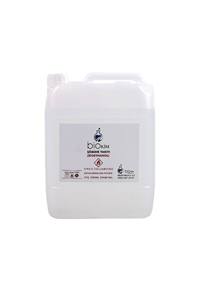 BİOKİM Şömine Yakıtı 5 Lt Bacasız Tip Bioethanol