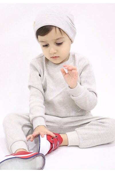 BALKABAĞI Corded Carmelange Baby & Kids 3 Piece Set