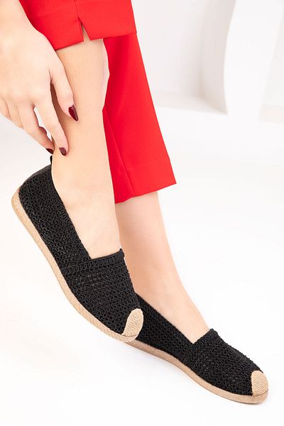 SOHO Women's Black Ballerinas 17963