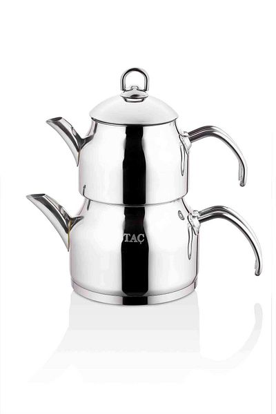 Taç Silver Grosso Mini Size Ceainic Oțel Capac Oțel