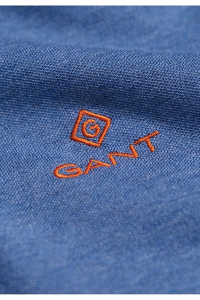 Gant Poloshirt Pique Polo Kurzarmshirt mit Kontrastkragen