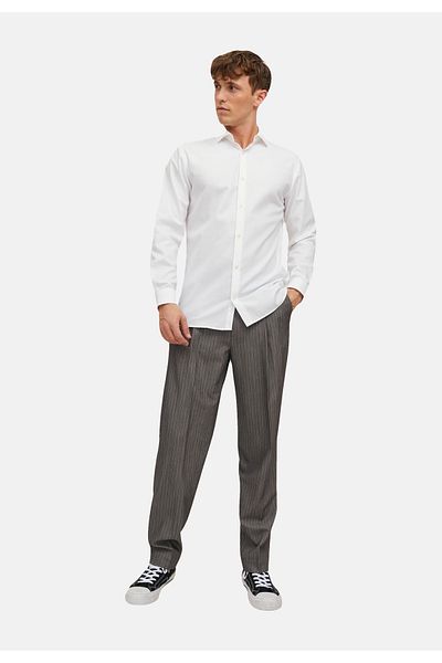 Jack & Jones Hemd PARKER Slimfit Langarmhemd mit Kent-Kragen