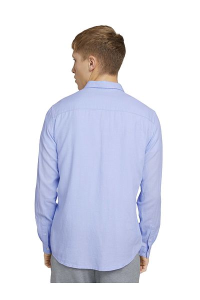 Tom Tailor Hemd Shirt fein strukturiert mit Bio Baumwolle