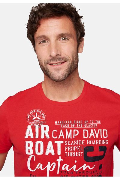 Camp David T-Shirt ALASKA BUZ TURU Kurzarmshirt