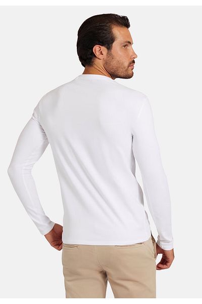 Guess Hemd Langarmshirt CN LS CORE TEE mit Rundhalsausschnitt in Super Slim Fit