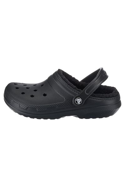 Crocs Sandale Gefütterter Clog mit flauschigem Futter und Fersenriemen