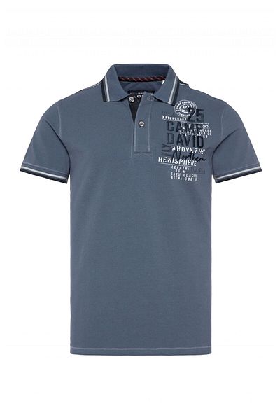 Camp David Poloshirt ALASKA BUZ TOUR Polo-Kurzarmshirt