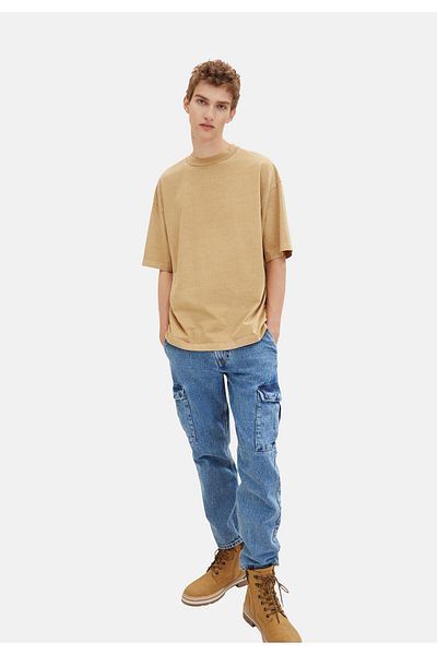 Tom Tailor Shirt Oversized-T-Shirt mit Rundhalsausschnitt aus Baumwolljersey