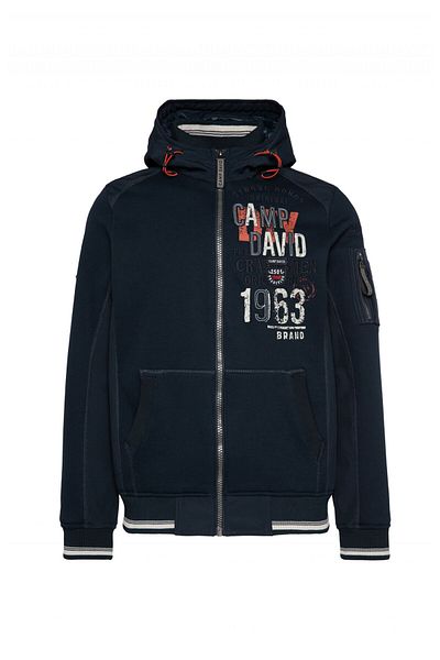 Camp David Jacke The Craftsmen Kapuzensweatjacke
