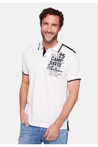 Camp David Poloshirt ALASKA ICE TOUR Polo-Kurzarmshirt