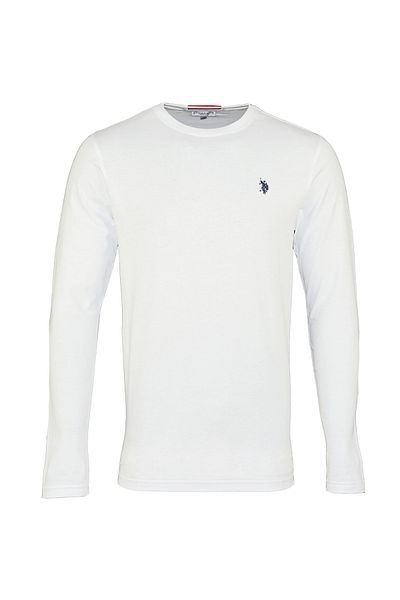 U.S. Polo Assn. Langarmshirt mit Rundhalsausschnitt und R-Neck