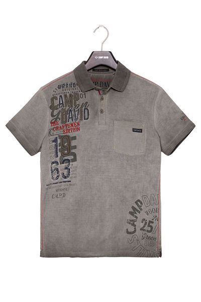 Camp David Poloshirt THE CRAFTSMEN Polo-Kurzarmshirt