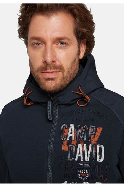 Camp David Jacke The Craftsmen Kapuzensweatjacke