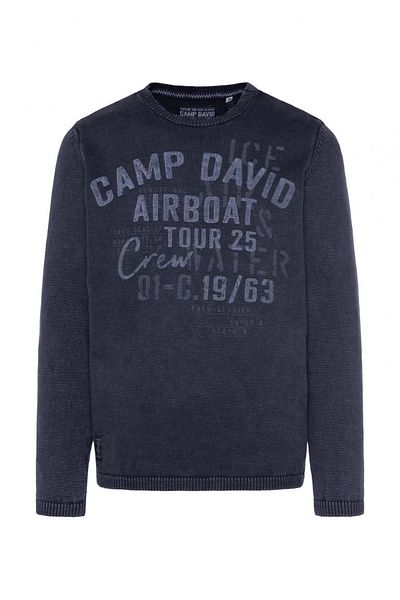 Camp David Pullover Strickpullover R-Ausschnitt