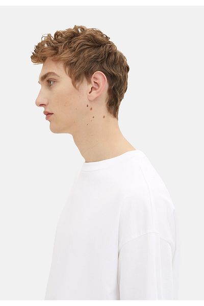 Tom Tailor Shirt Oversized-T-Shirt mit Rundhalsausschnitt aus Baumwolljersey