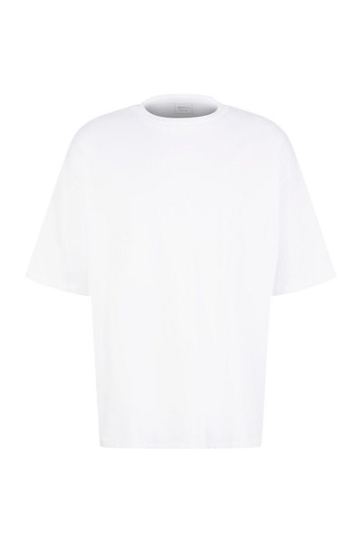 Tom Tailor Shirt Oversized-T-Shirt mit Rundhalsausschnitt aus Baumwolljersey