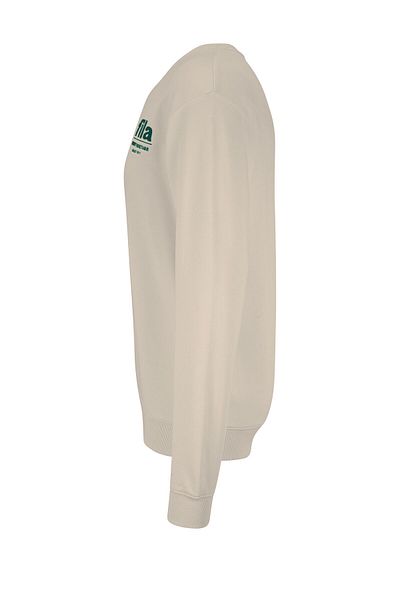 Fila Oatmeal Melange LISBON Grafik Rundhals-Sweatshirt