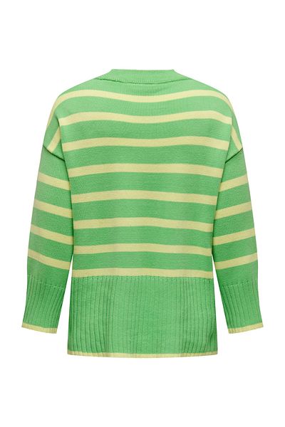 Only Carmakoma CARHELLA LS ВІЛЬНИЙ СМУГАСТИЙ ВИРІЗ ГОРЛОВИНИ KNT