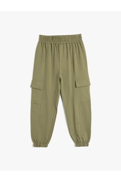 Koton 4wkg40149ak Mädchen-Trainingshose, Khaki