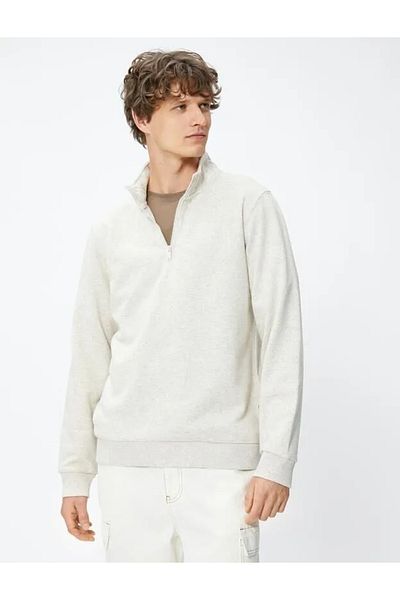 Koton 4WAM70126MK Koton Ανδρικό Sweat GREY