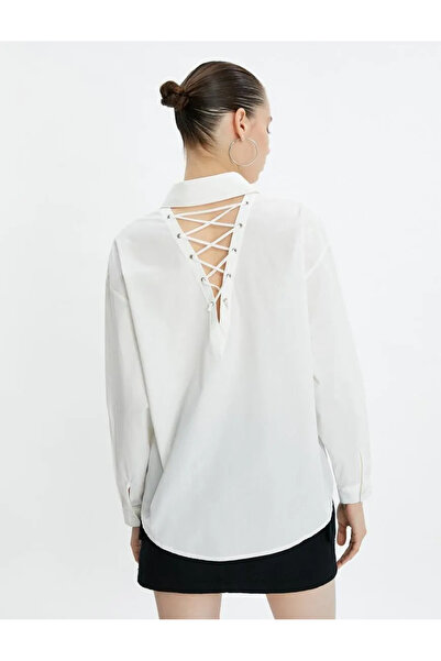 Koton 4wal60055ıw Női ing fehér