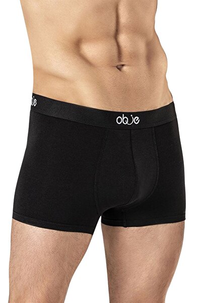 OBJE Siyah Modal Erkek Boxer