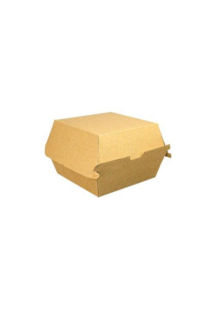 GİZPAK Natural Hamburger 9,5x9,5x7,5cm 100 Adet