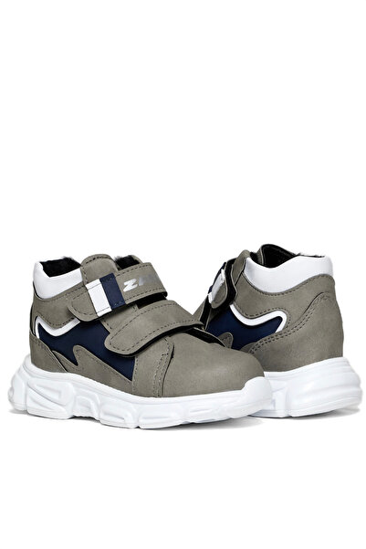 Tonny Black Children's Unisex Gray Navy Blue Comfortable Fit Velcro Shoes