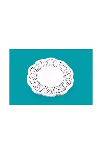 alsepeteavm 500 Pieces 12 cm Round Lace Coasters - Myebı Brand